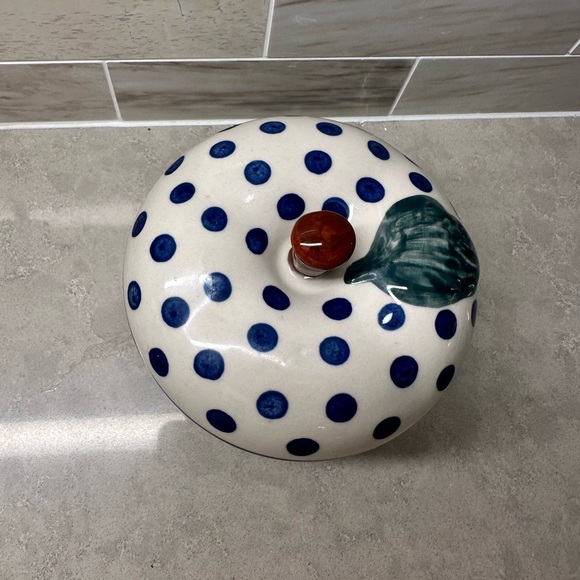 Polish Pottery Apple 🍎 - Picture 2 of 7